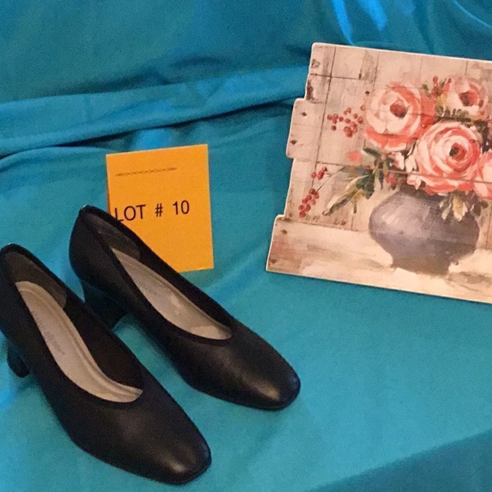 Navy career shoes small heel by NATURALIZER IN 9 N
